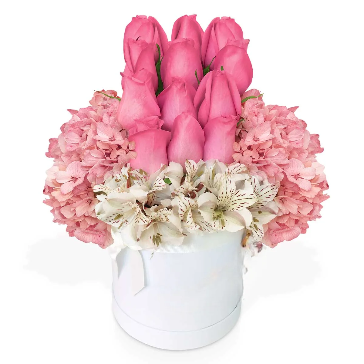 Box de Rosas y Hortensias